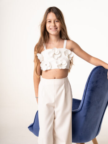 Σετ τοπ με με παντελόνι 3/4 - Image 2