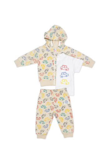 Τριπλέτα με ζακέτα 100%cotton 8827 - Image 1