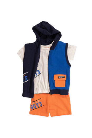 Σετ 3 τεμαχίων με γιλέκο 100%cotton - Image 2