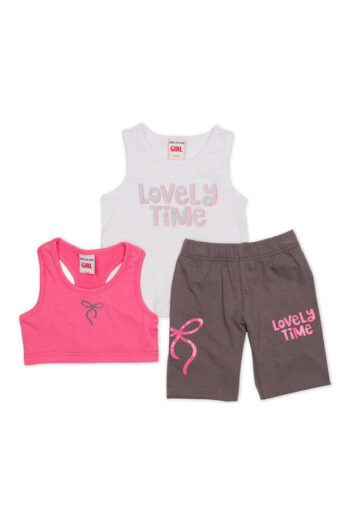 Σετ 3τεμ. 2 μπλούζες με ποδηλατικό κολάν  πάνω από το γόνατο 36-8302 - Image 4