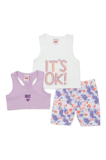 Σετ 3τεμ. 2 μπλούζες με ποδηλατικό κολάν 36-8321 - Image 2