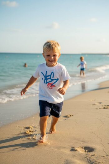 Σετ 3 τεμ. μπλούζα με 2 βερμούδες 36-837 - Image 2