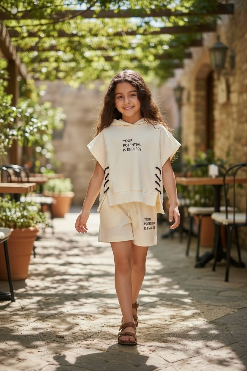 Σετ μπλούζα oversized με σορτς 35-8460