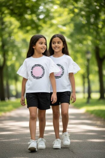 Σετ μπλούζα oversized με σορτς 35-8461