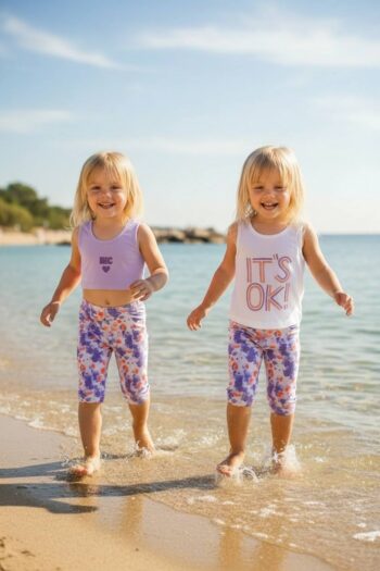 Σετ 3τεμ. 2 μπλούζες με ποδηλατικό κολάν 36-8321 - Image 1