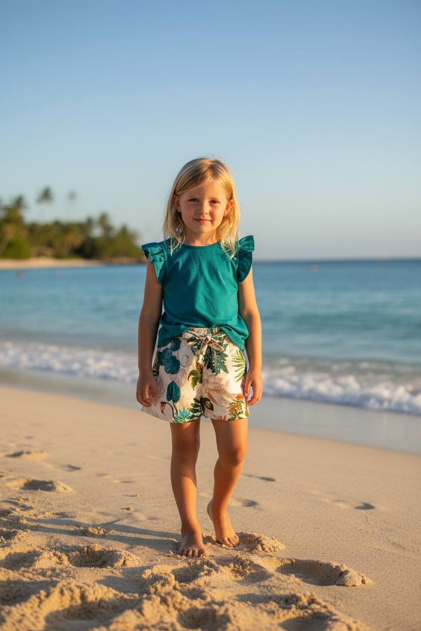 Σετ μπλούζα με σταθερό σορτς 36-38408