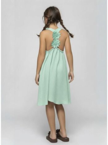 Πανωφόρι μακρυ-ζακέτα μέντα χρώμα - Image 5