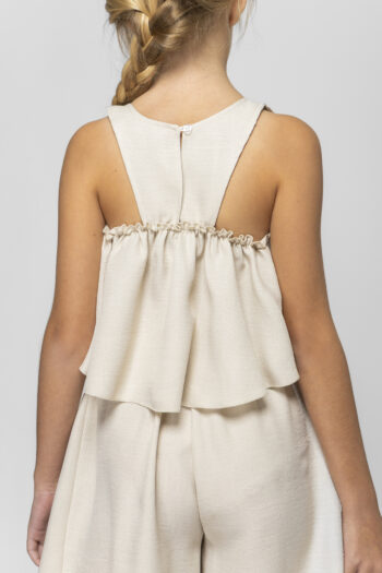 Σετ τοπ με λουλούδια και βερμούδα - Image 6