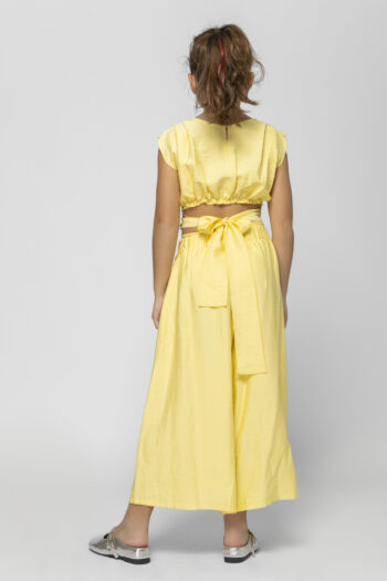 Σετ τοπ τοκα με πέρλα και παντελόνι - Image 5