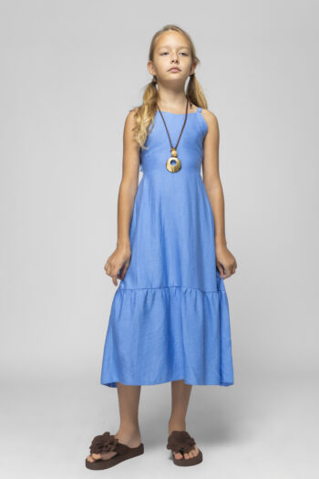 Μακρύ αεράτο φόρεμα ανοιχτή πλάτη - Image 2