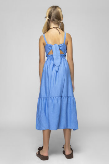 Μακρύ αεράτο φόρεμα ανοιχτή πλάτη