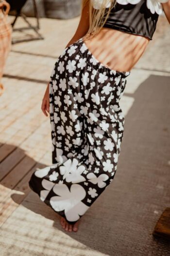 Black & white Bloom παντελόνα - Image 2